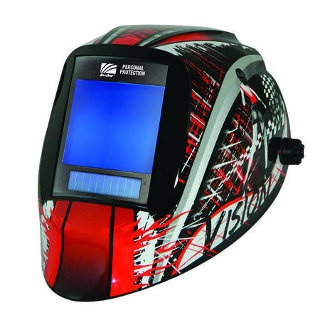 WALTER SURFACE TECHNOLOGIES Welding helmet: VISION w/x54V 4x5" ELDIABLO X54V-1579